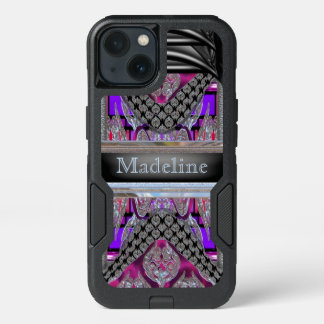 Merockel Modern Fun Girl Monogram iPhone 13 Case