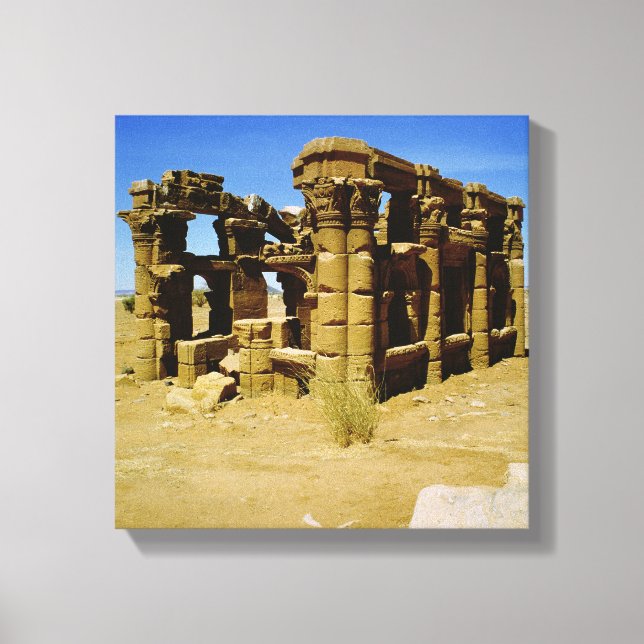Meroitic kiosk canvas print (Front)