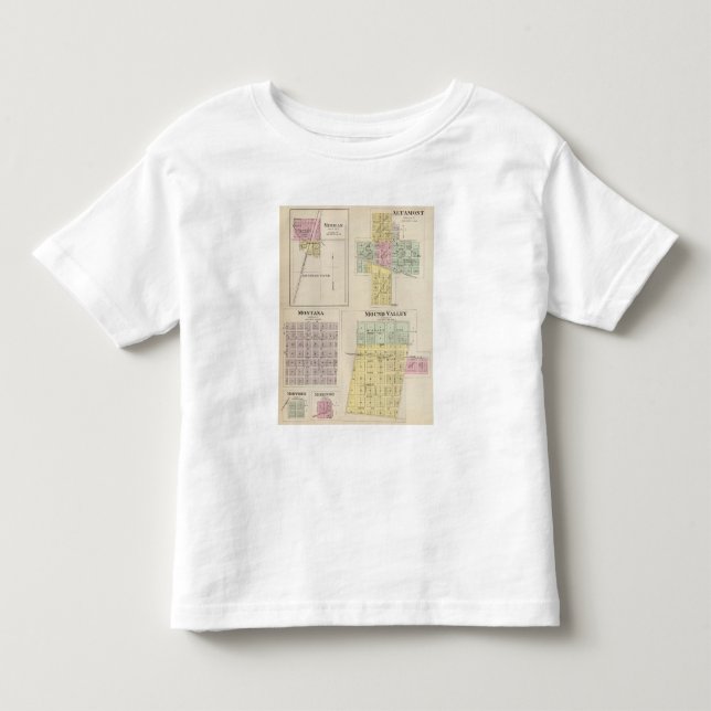 Merriam, Altamont, Montana, Mound Valley, Kansas Toddler T-shirt (Front)