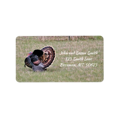 Merriam Wild Turkey Address Label