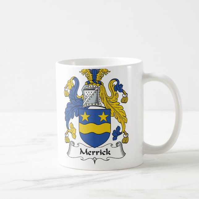 Merrick Family Crest Coffee Mug (Right)