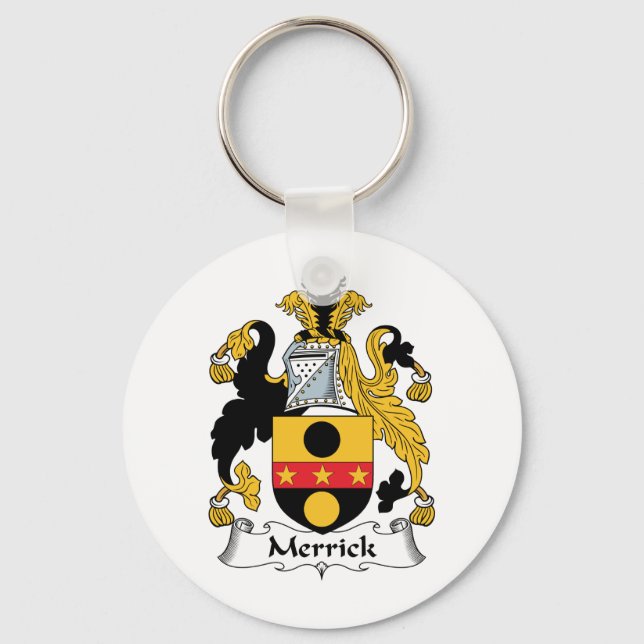Merrick Family Crest Keychain (Front)