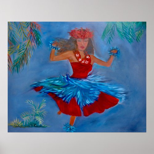 Merrie Monarch Hula Hands Poster