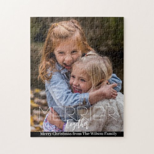 Merrier Together Merry Christmas Jigsaw Puzzle