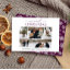 Merriest Christmas Elegant 5 Photo collage Plum