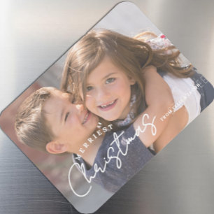 Merriest Christmas Family Joy Christmas Magnet