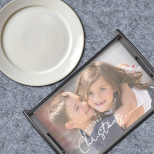 Merriest Christmas Family Joy Christmas Serving Tray