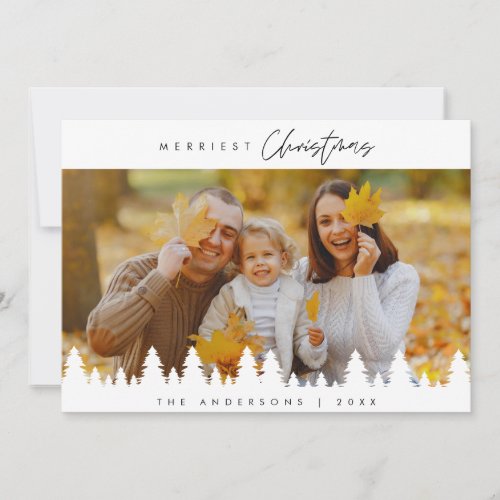 Merriest Christmas Family Photo Downloadable Holiday Card