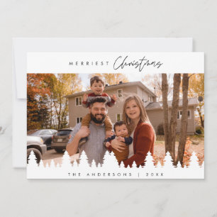 Merriest Christmas, Family Photo Downloadable Holiday Card