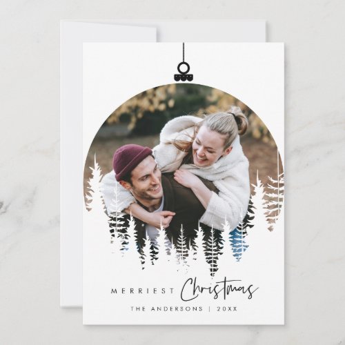 Merriest Christmas Family Photo Downloadable Holiday Card