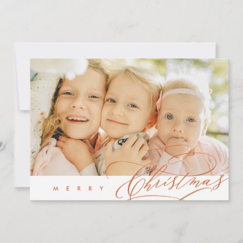 Merriest Christmas Family Photo Downloadable Holiday Card