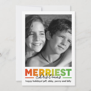 Merriest Christmas Holiday Card