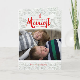 Merriest Christmas Holiday Card