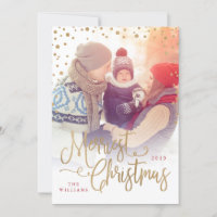 Merriest Christmas Photo Card