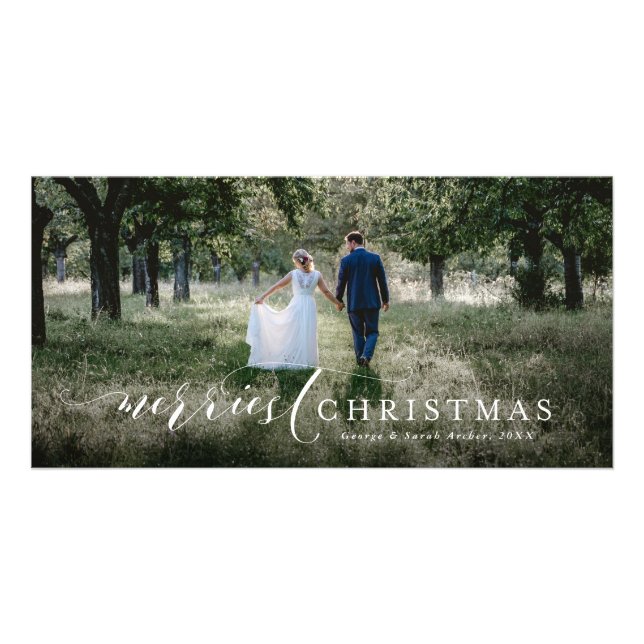 Merriest Christmas photo card (Front)