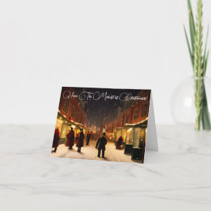 Merriest of Christmases Greetings Card 