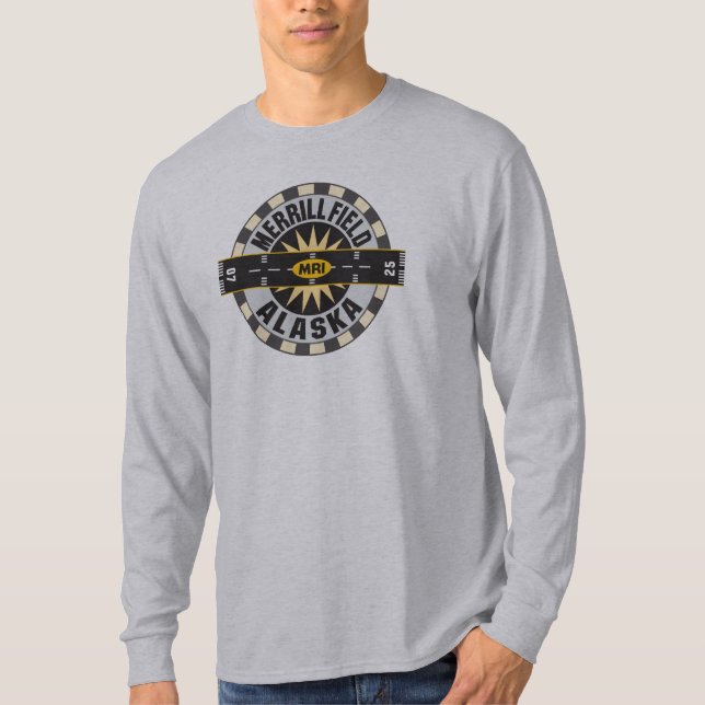 Merrill Field, AK MRI  Airport T-Shirt (Front)