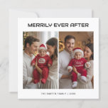 Merrily Ever After Cozy Family Christmas Card