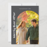 Merrily Ever After Cute Couple Christmas Card