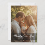 Merrily Ever After Cute Family Holiday Card