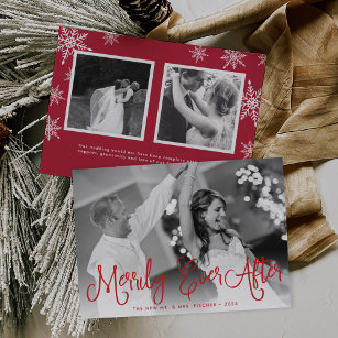 Merrily Ever After Holiday Card w/ Back Message
