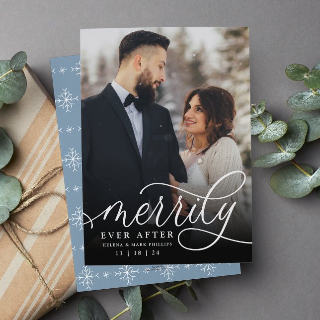 Merrily Ever After | Holiday Wedding Announcement (Creator Uploaded)