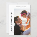 Merrily Ever After Joyful Family Christmas Card