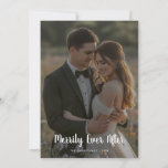 Merrily Ever After Romantic Holiday Couple Card