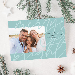 Merrily Sketched   Modern Holiday Photo Card
