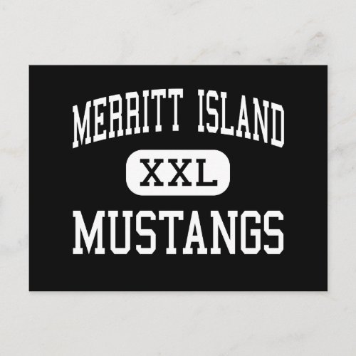 Merritt Island _ Mustangs _ High _ Merritt Island Postcard