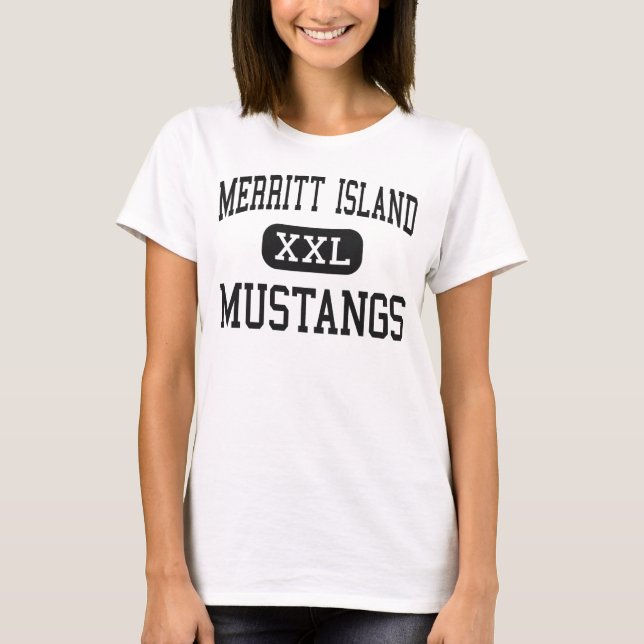 Merritt Island - Mustangs - High - Merritt Island T-Shirt (Front)