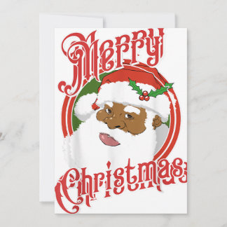 merrry christmas 2025 santa claus holiday card