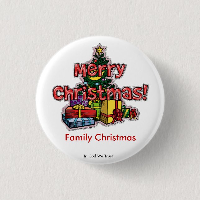 merry6 pinback button (Front)