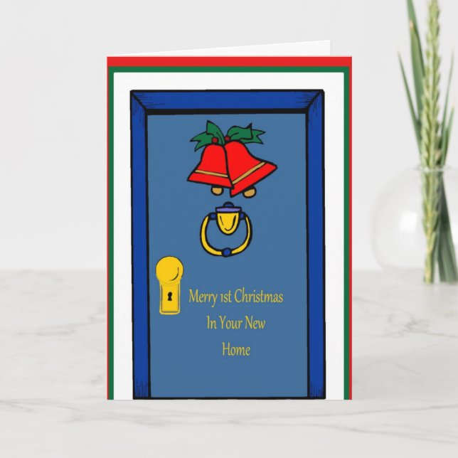 Merry 1st Christmas In Your New Home Card (Front)