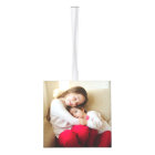 Merry and Bright 3 Photo Christmas Ornament