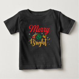 Merry and bright baby T-Shirt