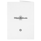 Merry and Bright Beagle Dog Red Bow Christmas (Back)