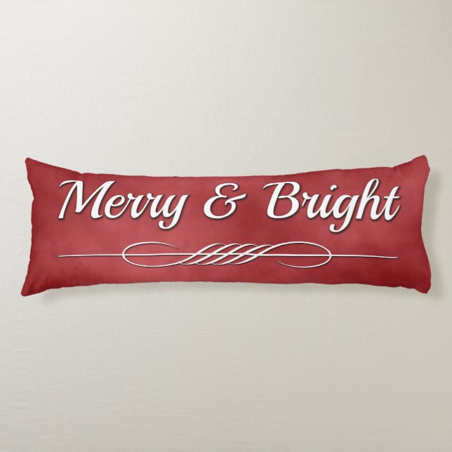 Merry and Bright Body Pillow (Front)