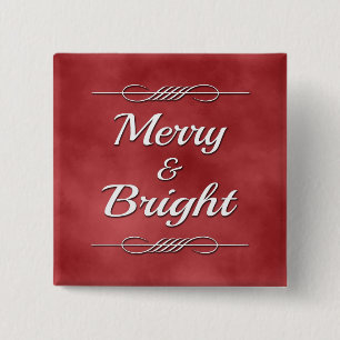 Merry and Bright Button
