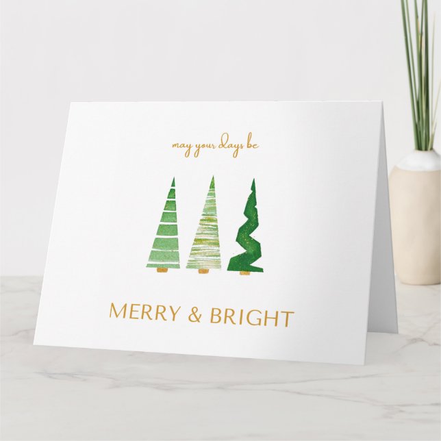 Merry and Bright - Christmas Card (Front)