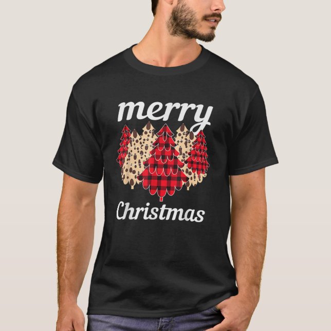 Merry And Bright Christmas Christmas T-Shirt (Front)
