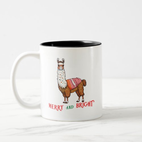 Merry and bright Christmas Cookies Two_Tone Coffee Mug