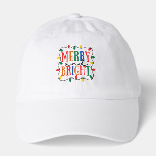 Merry And Bright Christmas Hat