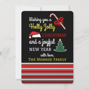 Merry and Bright, Christmas Holiday Card