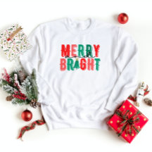 Merry And Bright Christmas Retro