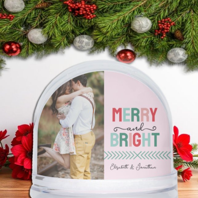 Merry and Bright Christmas Snow Globe (Creator Uploaded)