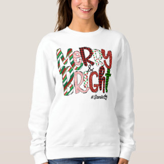 Merry and Bright Christmas Sweatshirt