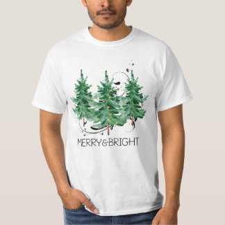 Merry and Bright Christmas Tree, Merry N Bright, C T-Shirt