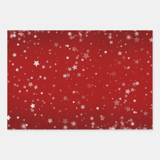 Merry and Bright Christmas Wrapping Paper Sheets (Front)