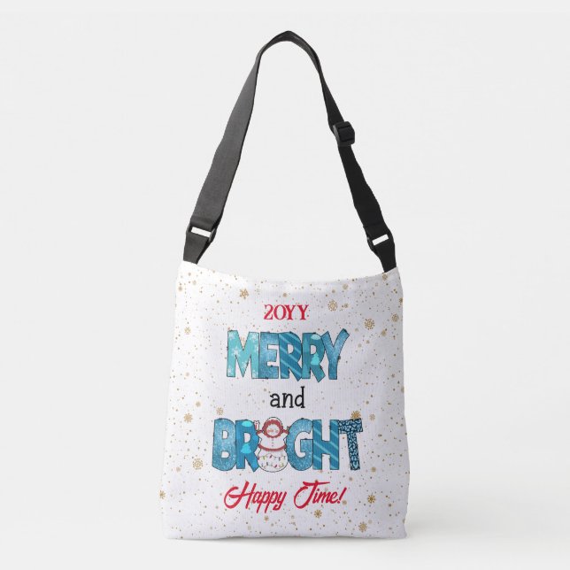 Merry And Bright Customize Crossbody Bag (Front)